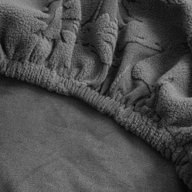 Растительный жаккардовый флисовый эластичный чехол для диванной подушки для гостиной, домашних животных, детей, защитная накидка для мебели, съемная, моющаяся