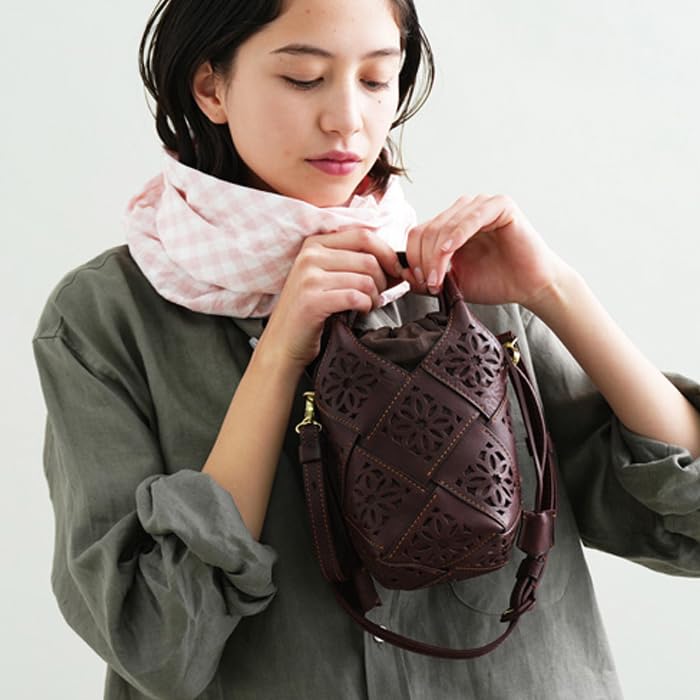 Сумка через плечо Устойчивая ажурная Пошет Черный [Genten] Женская