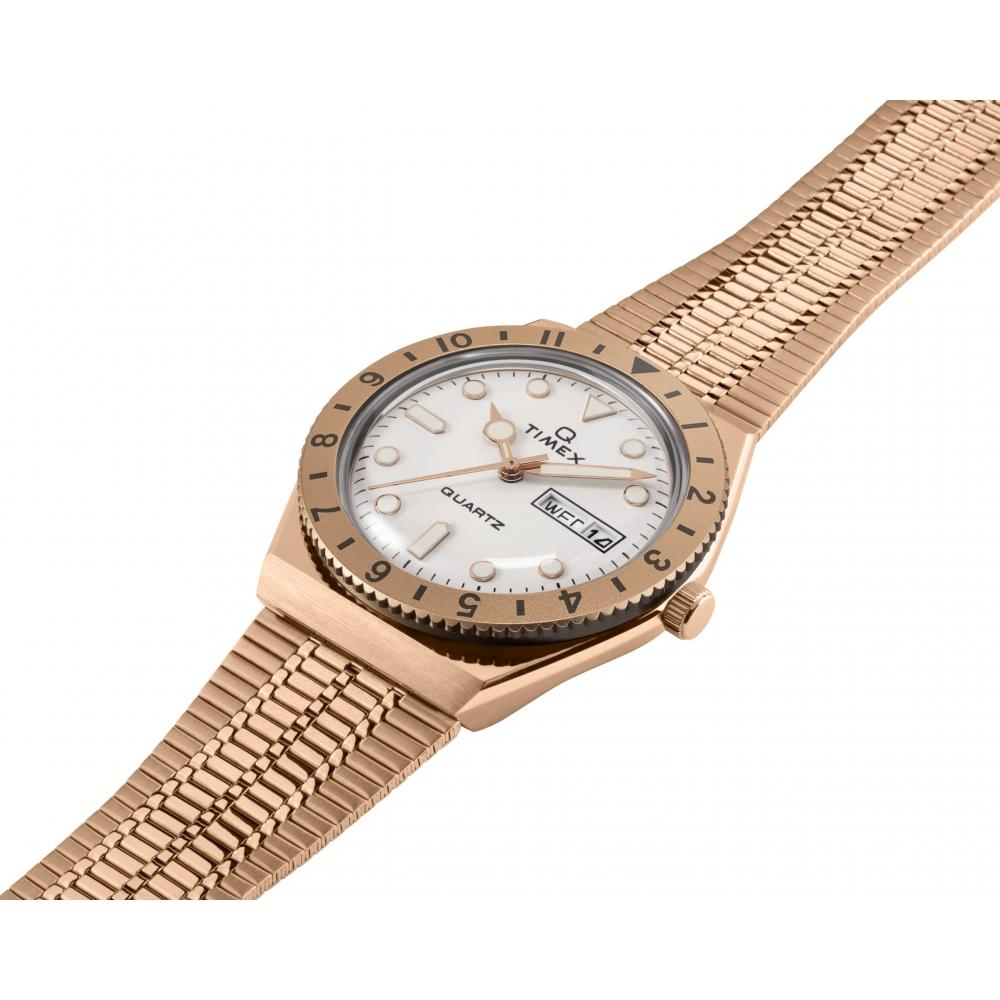 TIMEX Watch [timex Q] Cream Dials  Real Tw2u95700  Pink Gold
