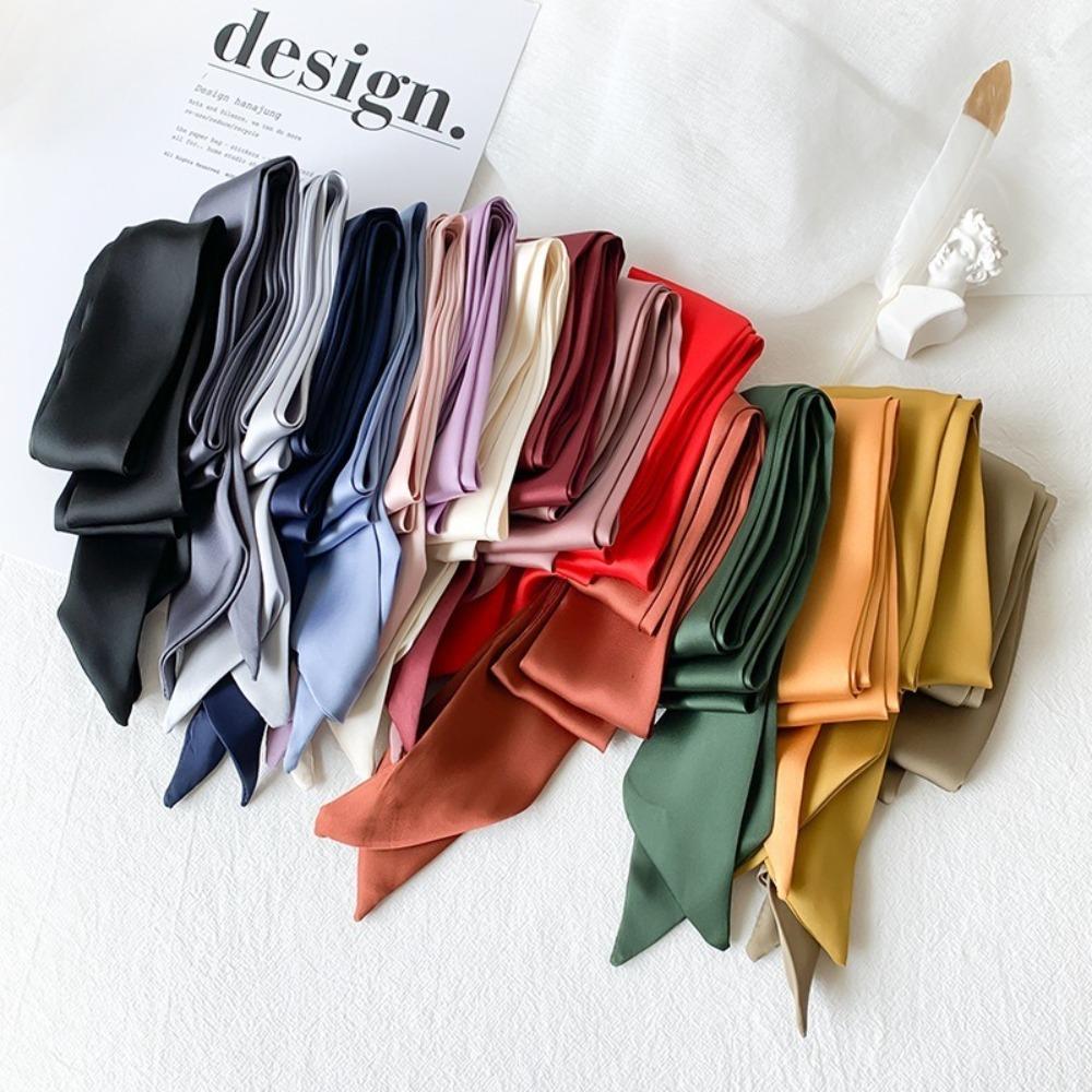 Favor Silk Hair Wrap Headband Elegant Ribbon Delicate Hair Scarf Party Scrunchies