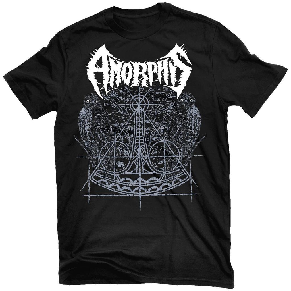 New AMORPHIS Band Heavy Cotton Black All Size T Shirt JU514