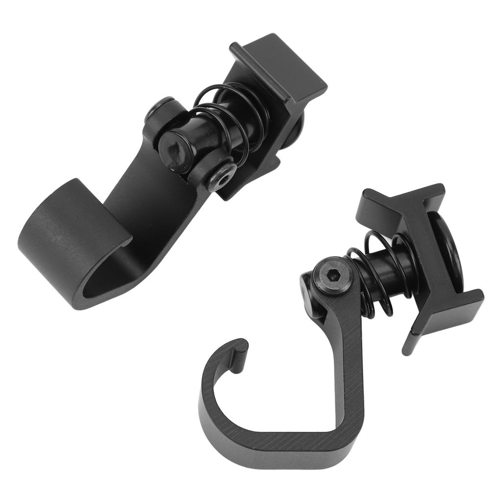 1 Pair L Rail Tie Down Anchor Point 360 Degree Rotation Base Tie Down Single Stud Fitting Hook for Truck Trailer UTV