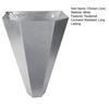 Chicken Cone Galvanized Steel Poultry Restraining Cone Rust-Resistant Easy To Clean Secure Attachment Chicken Cone