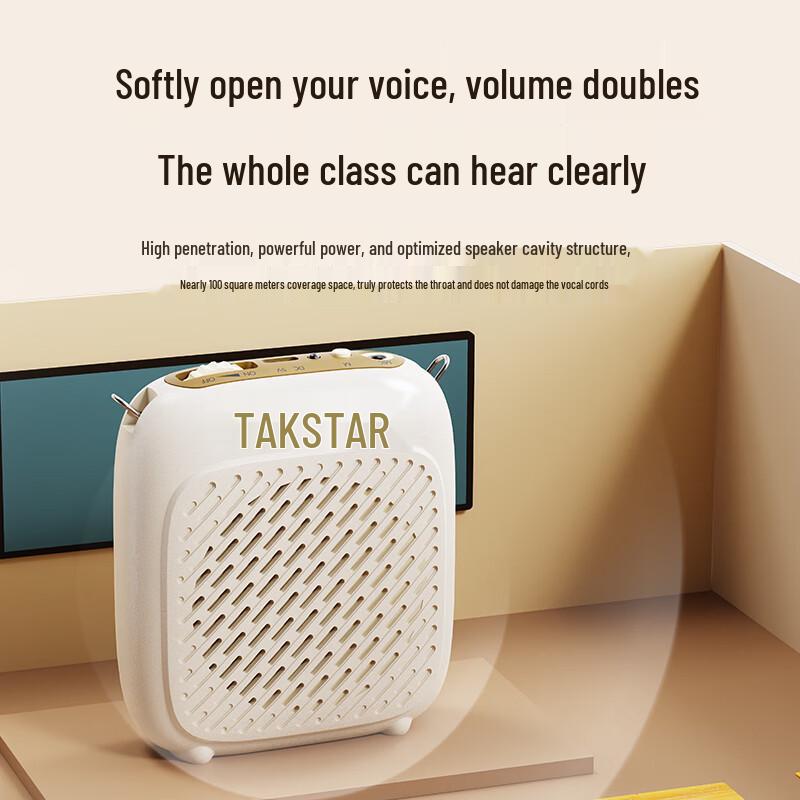 TAKSTAR D1W Беспроводной усилитель голоса с клипсой, штекер CN (адаптер в комплекте) (Китайская версия)