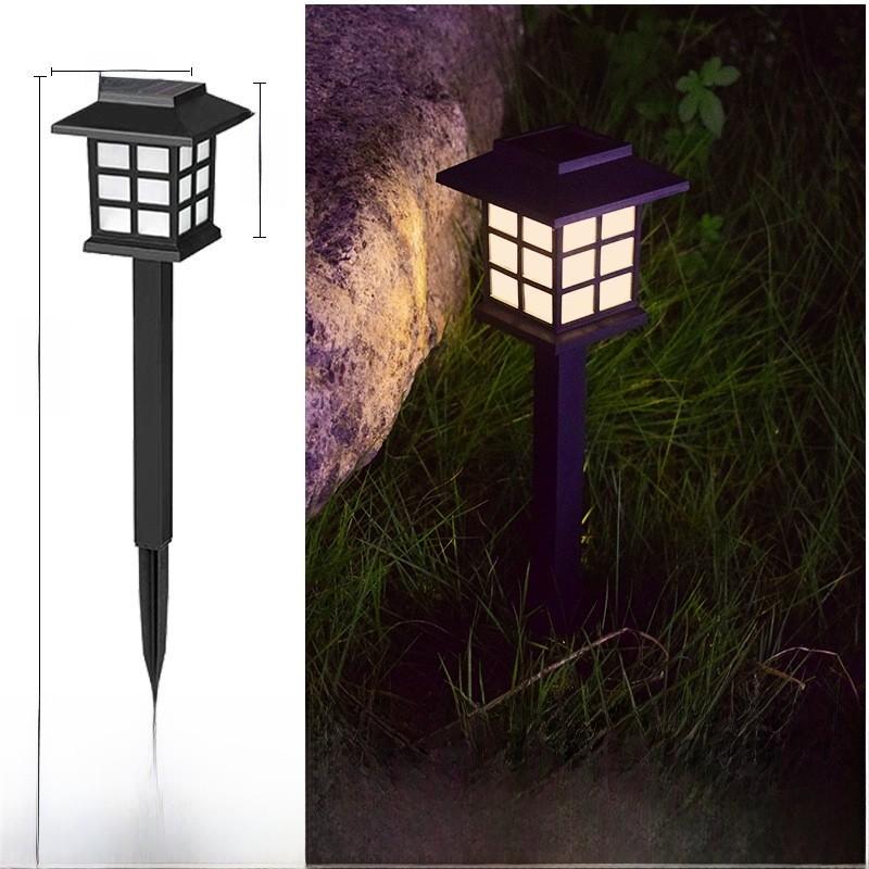 Solar Mini House Light With Waterproof Led For Garden Lawn Decor