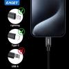 27 Вт кабель USB C - Lightning для быстрой зарядки iPhone и iPad с прочным нейлоновым плетеным проводом