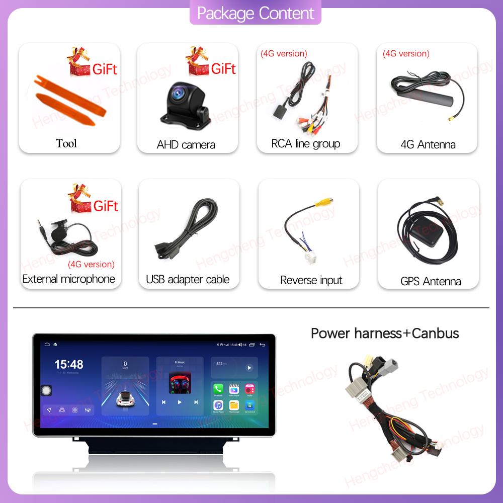 12,3 дюйма Для Acura MDX 2007-2013 GPS-навигация Android12 8+128 ГБ 8 ядер CarPlay Радио 4G Автомобильный Смарт Мультимедийный Видеоплеер