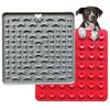 Mat with Suction Cups Bone Pattern Silicone Pet Feeding Mat Durable Slow Feeder Pet