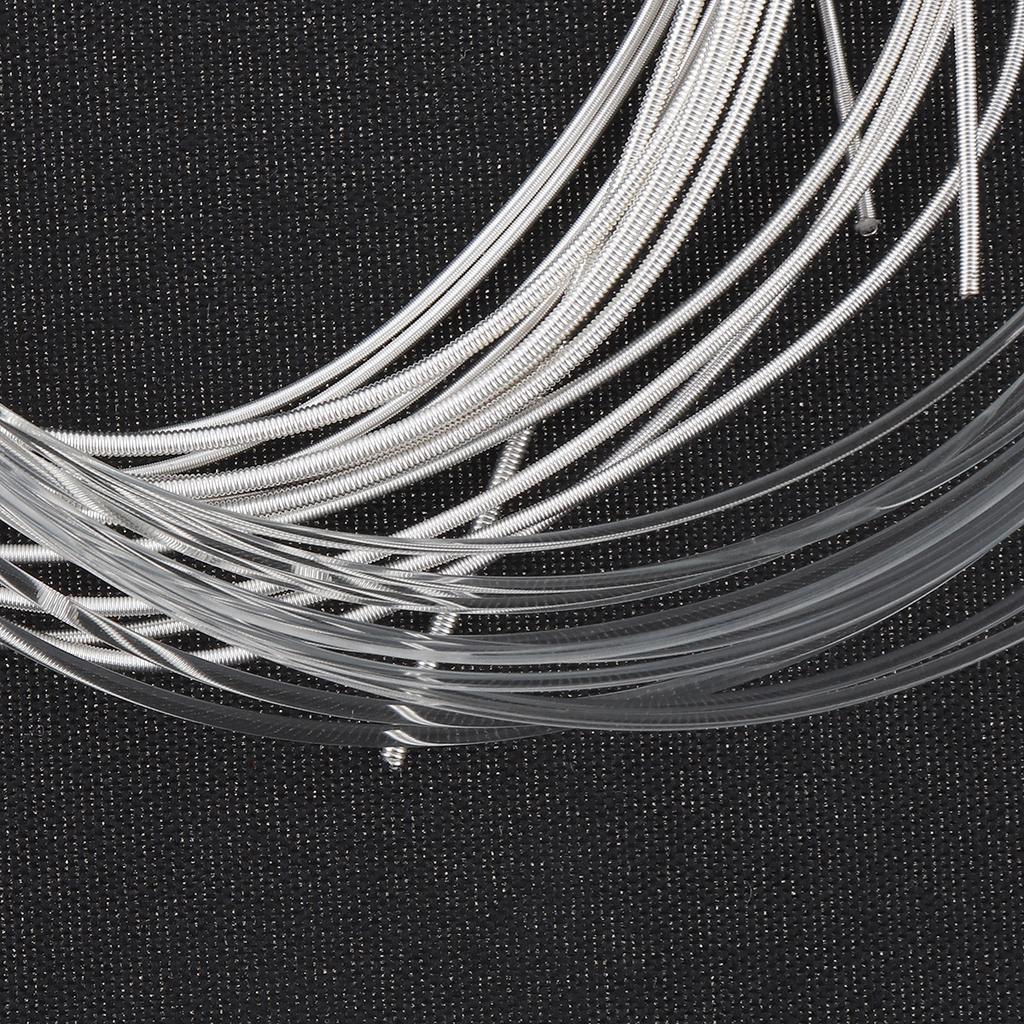 6pcs/set Classical Guitar Strings 028-043 Inch Steel Core Silver-Plated Copper Alloy