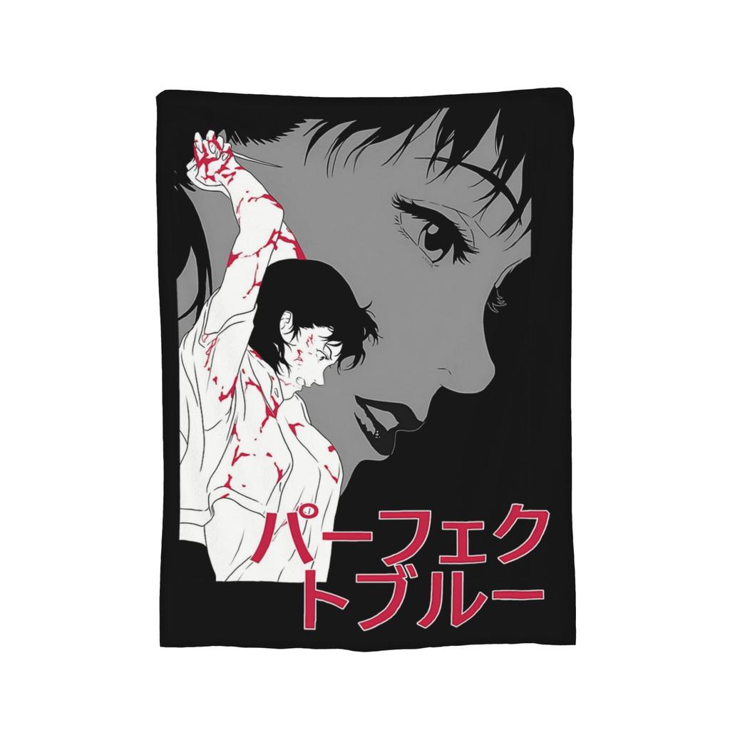 Плед из фланели с принтом Perfect Blue, портативный, легкий, для дома, автомобиля, покрывало