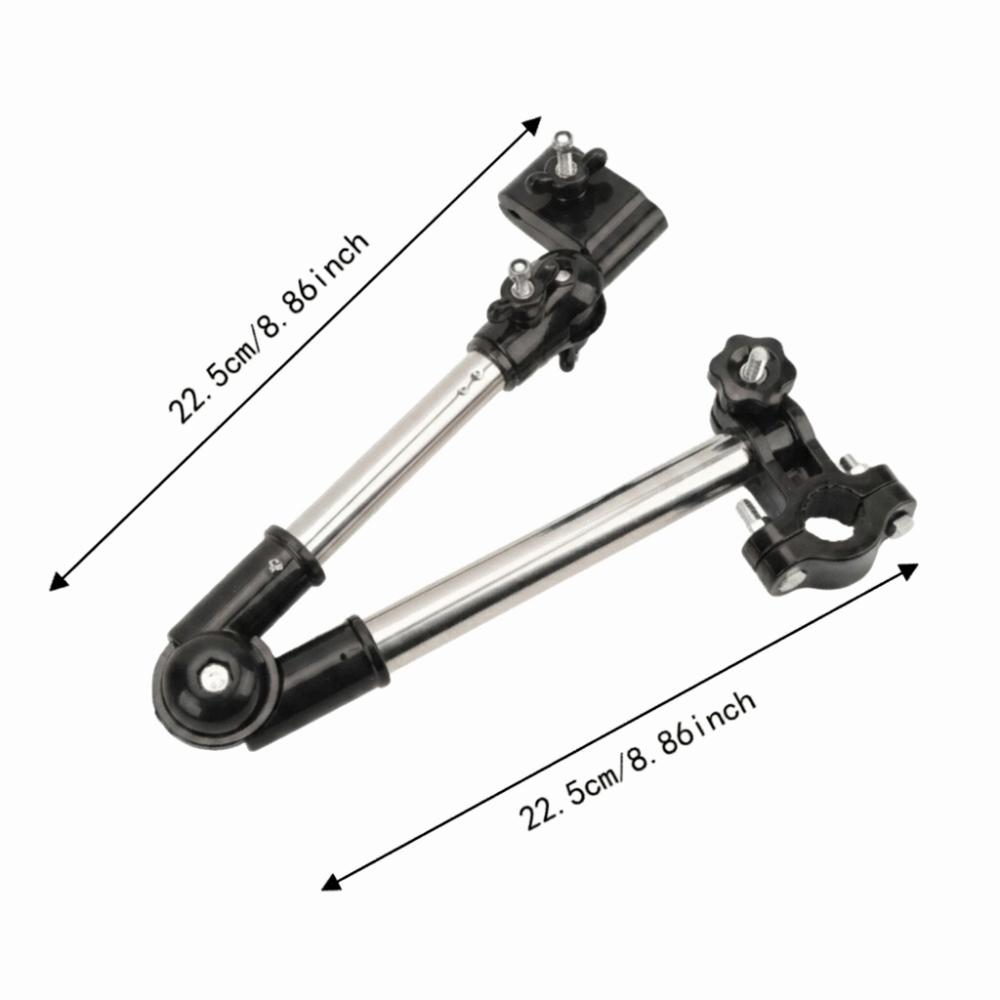 Stainless Steel Bicycle Umbrella Holder Adjustable Clamp Umbrella Holder Clamp for Scooter