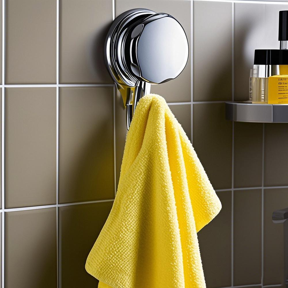 Высококачественные 2 шт. Одинарные самоклеящиеся крючки без сверления - Прочные и долговечные, Идеальны для подвешивания предметов на кухне и в ванной комнате