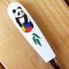 Nagao Children's Spoon and Fork Set, 13.8cm, Panda Design, Dishwasher Safe, Made in Japan