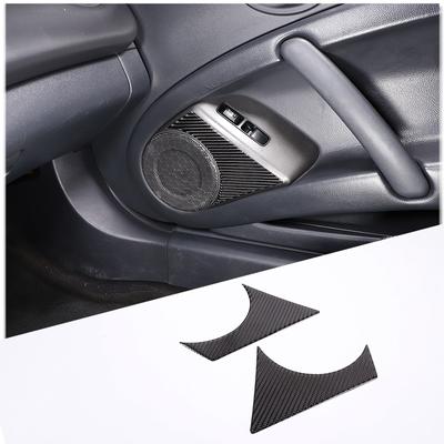 Для Mitsubishi Eclipse 2006-2011 автомобильная дверная панель, наклейки на динамик, стерео аудио, крышка динамика, отделка интерьера, авто