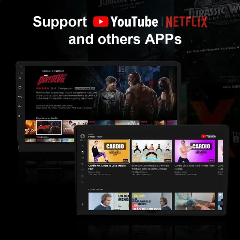 Car Video Box Carplay Ai Box Wireless CarPlay Android Auto Smart TV Box Car Intelligent System WIFI for Netflix YouTube Options