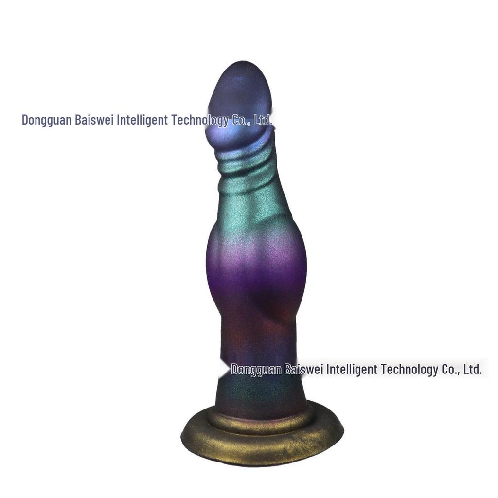 Маленький инопланетный анальный стимулятор с мощной присоской - Реалистичный жидкий силикон для взрослых женщин