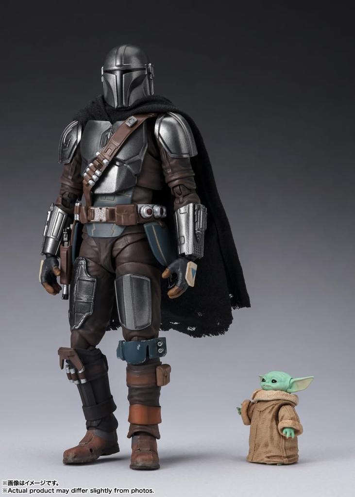 TAMASHII NATIONS Star Wars Mandalorian Grogu 150-миллиметровая окрашенная подвижная фигурка SHFiguarts & (ЗВЕЗДНЫЕ ВОЙНЫ Мандалорец) приблизительно. АБС&ПВХ&Ткань