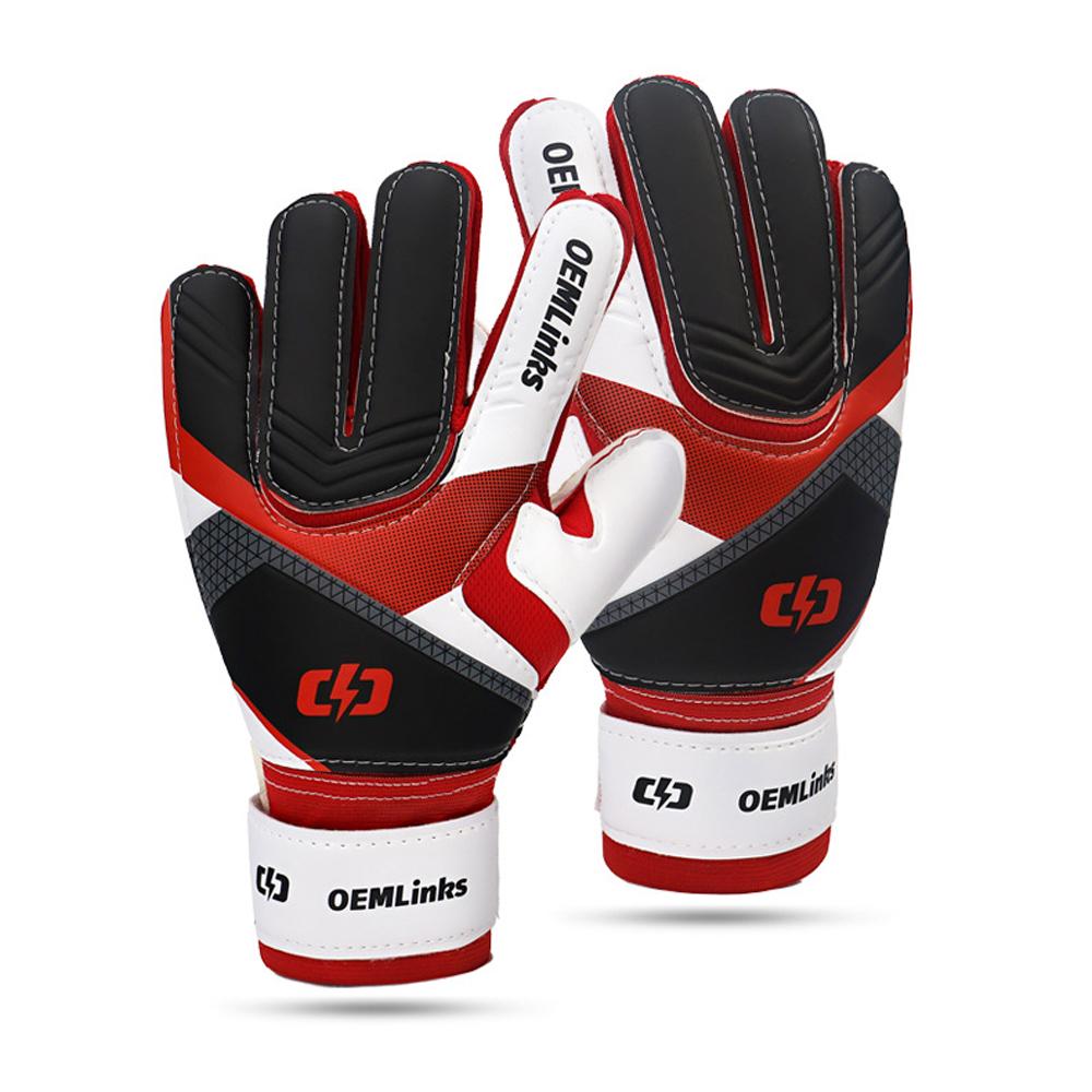 Профессиональные футбольные вратарские перчатки, высокоэффективные противоскользящие футбольные вратарские перчатки, латексные утолщенные перчатки для детей и взрослых