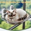 Кровать-гамак для кошек на окно, прочная, выдерживающая большую нагрузку, уютное место для отдыха кошек, прозрачная капсула для загара, легко чистить