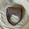 Ielgy Woven Texture Fashion Underarm Bag Solid Color All-Match Crescent Bag Simple Trendy Portable One-Shoulder