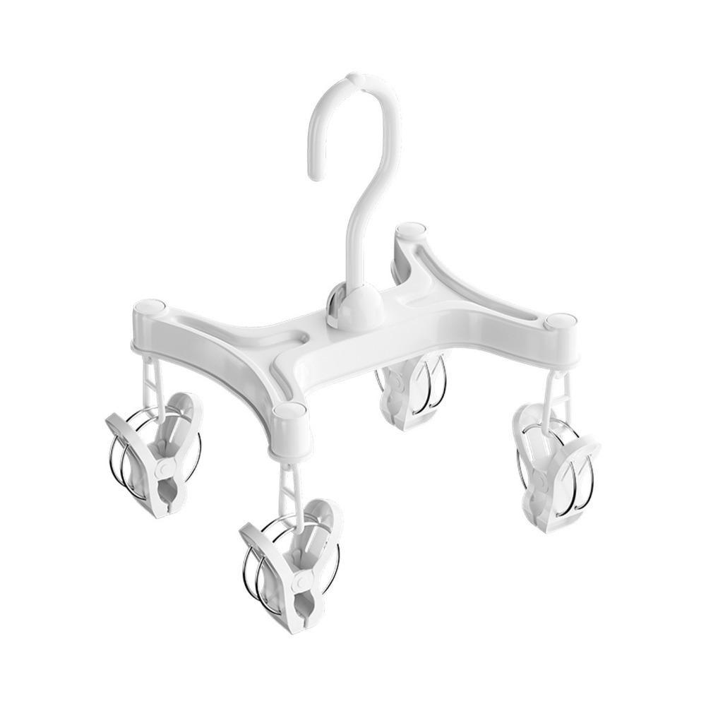 360° Rotatable H Shaped Trouser Hanger Quick Drying Wind-Resistant Underwear Drying Rack Space Saving Efficient Pants Hanger