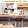 4 Pcs Stand Mixer Attachment Holders Compatible with Kitchen Aid Mixer Accessories, Mixer Beater Scraper Hanging Holders Storage Organizer, Securely