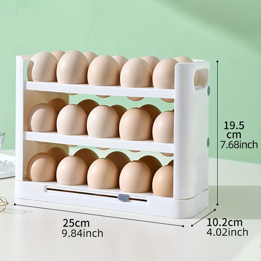 1 шт., складной держатель для яиц, большой вместительный контейнер для яиц, хранилище для яиц, 30 штук, кухонный инструмент, кухонные аксессуары
