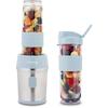 Mini Blender - H.KOENIG - SMOO16 - 300 W - 570 mL - Pastel Blue - 2 Gourds Included - BPA-free