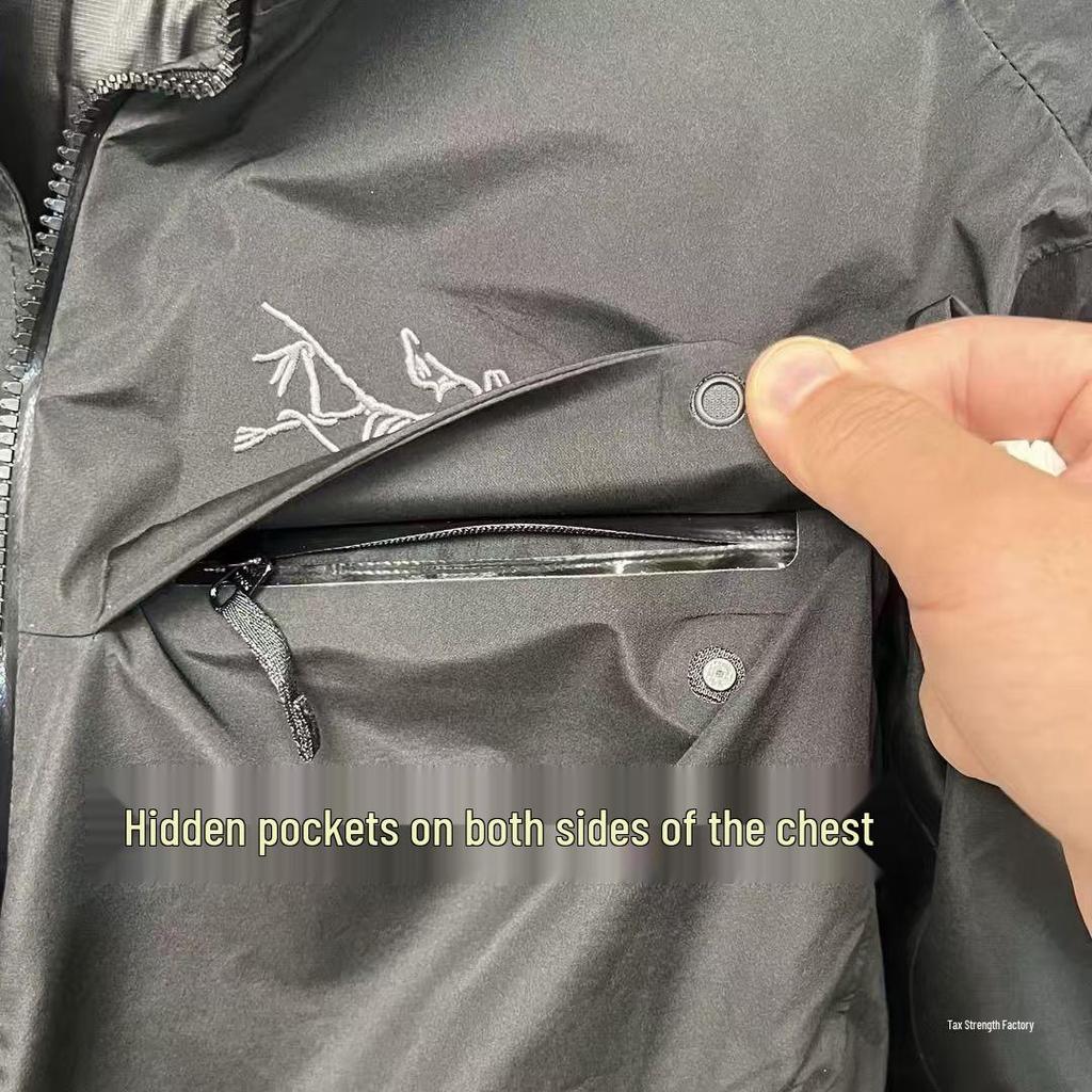 Высококачественная зимняя легкая пуховая куртка для активного отдыха - ветрозащитная, водонепроницаемая, теплая и модная для мужчин и женщин