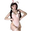 Sexy Rabbit Costume Kawaii Underwear Fluffy Rabbit Underwear Rabbit Costume Anime Cosplay Costume [ZYTC] Women's (Pink)