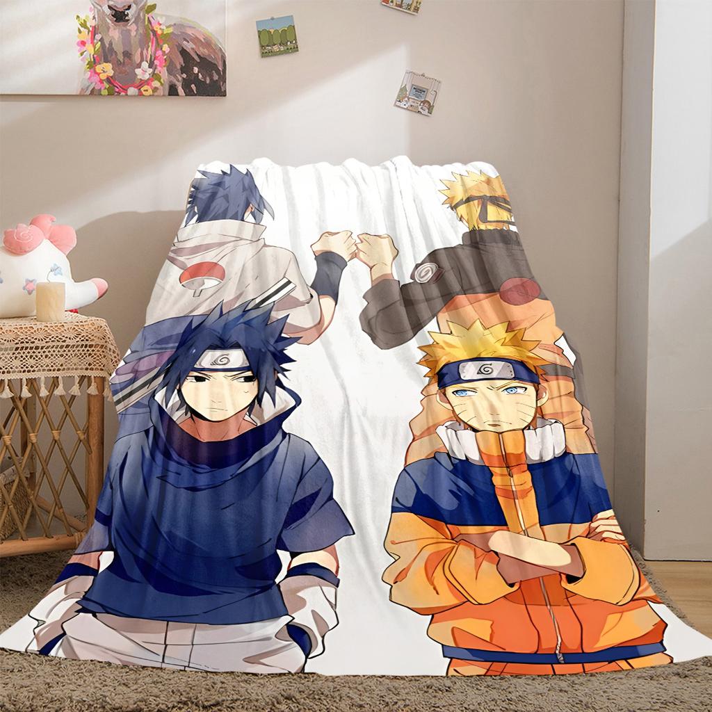 Japanese anime cartoon NARUTO famous Uzumaki Naruto blanket soft home furnishing nap decoration four seasons warm Sherpa blanket B13