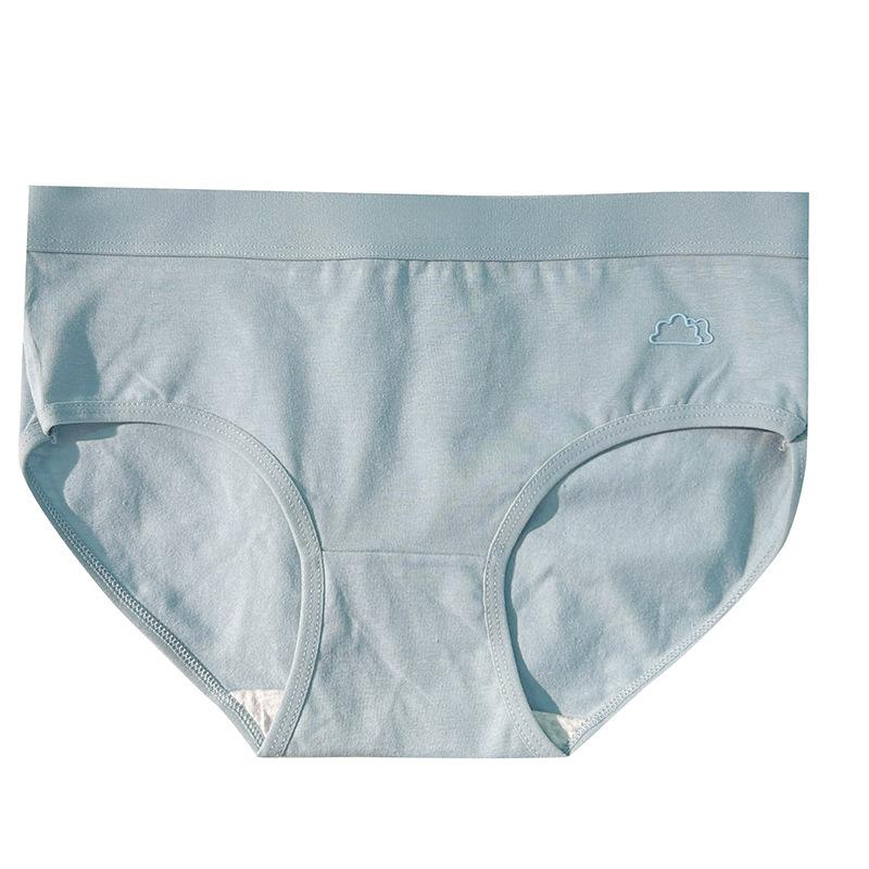 Нижнее белье женское простое однотонное по талии из хлопка