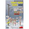 Miniart 1/35 Scale World War II Soviet Road Sign Plastic Model Kit MA35601
