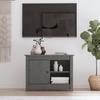 VidaXL TV Stand Grey 70x36.5x52 Cm Solid Pine Wood 814581