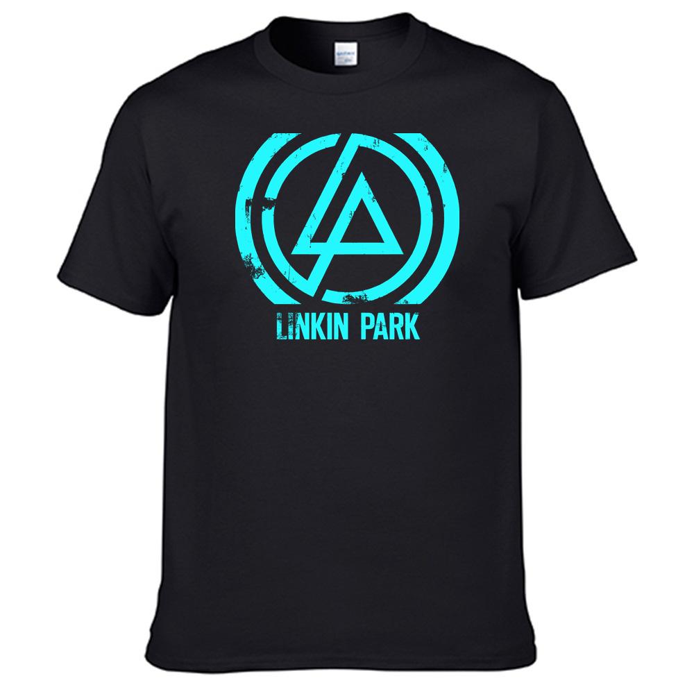 2026 Горячий Новый Графический Футболка с Принтом Группы Linkin Park Мужская Футболка с Коротким Рукавом Высокое Качество Женская Одежда Уличный Стиль Повседневная Свободная Футболка Топ