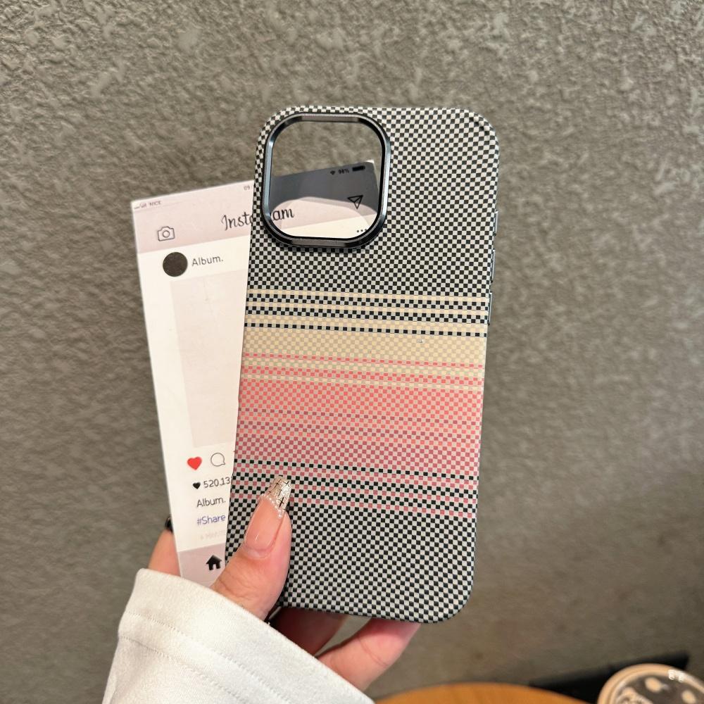 Броня из углеродного волокна и ПК для чехла Magsafe для iPhone 17 Air 16 15 14 Plus 13 12 Pro Max 11 Магнитная беспроводная зарядка Чехол
