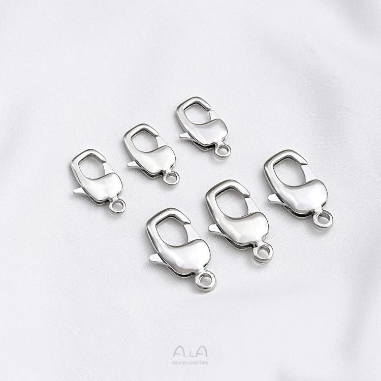 Застежка-карабин и хвост рыбы из золота 14 карат для браслетов и ожерелий DIY