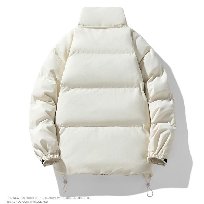 Зимняя утолщенная теплая стеганая парка мужская лоскутная пуховая куртка с принтом уличная одежда в стиле Харадзюку пальто большого размера верхняя одежда унисекс