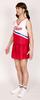 Clearstone Crossdressing MAN Косплей Хэллоуин Свежий Cheer MAN Унисекс Красный