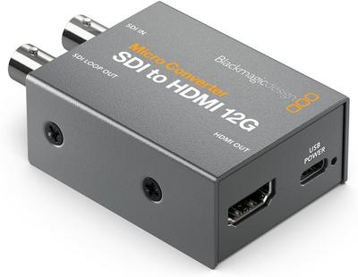 Blackmagic CONVBDC/SDI/HDMI 12G/P Микроконвертер с двунаправленным SDI/HDMI 12G БП (Блок питания в комплекте) [Параллельный импорт]