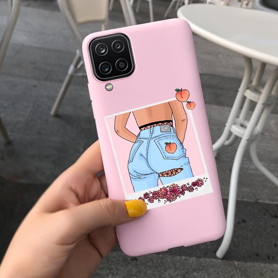 Чехол для Samsung Galaxy A12 Чехол для Samsung A42 5G Милое Сердечко Задняя крышка Fundas Для Samsung A 12 SM-A125F SM-A426B A 42 5G Чехлы для телефона
