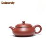 180 мл Классические Исинские Чайники из Фиолетовой Глины Ручной Работы Открытый Обжиг Горшок Сырая Руда Чжу Ни Чайник для Заваривания Чая с Фильтром Чайный Набор из Исинской Глины Для