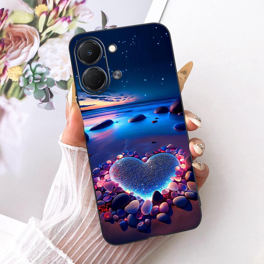 Модный стиль Расписанный чехол-ракушка для Tecno Spark GO 3 go3 Чехол KN3 Capa Мягкий силикон Черный Новый дизайн Чехол для Tecno POP 20 Couqe