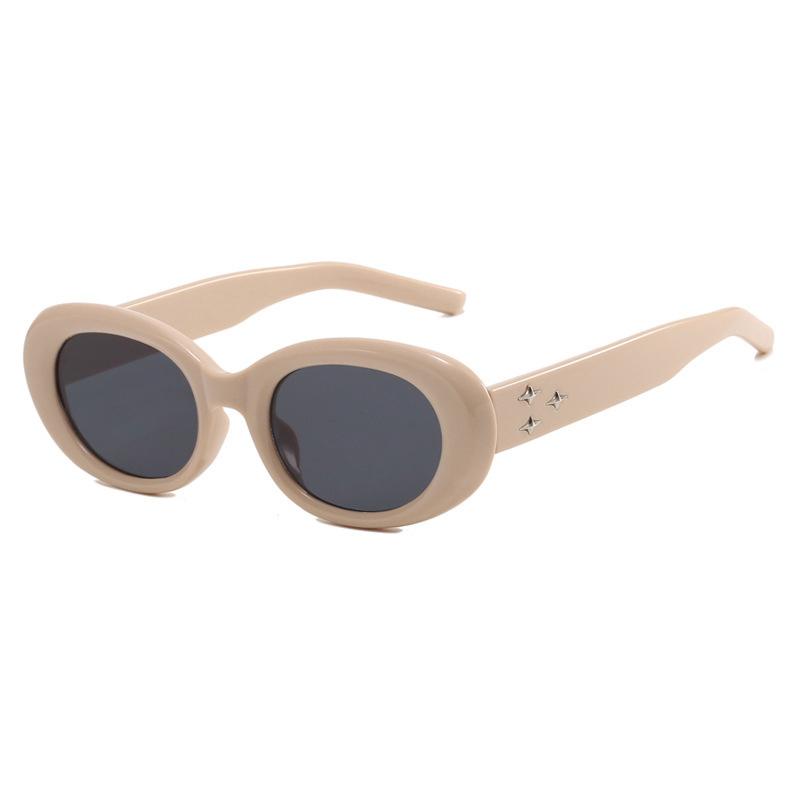 2026 New Korean Version of Cat Eyes Retro gm Sunglasses Women's Advanced Sense of Ins tide Net Red Vegan Anti-UV Sunglasses Men