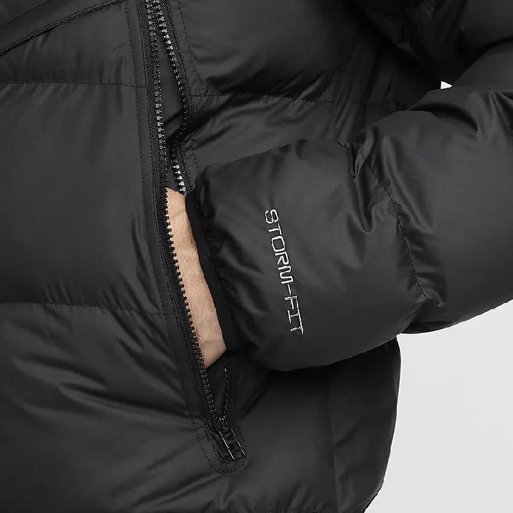 Nike Спортивная одежда Primaloft Air Max Series Windrunner Logo Print Warm Jacket Men Jackets Black HF6603-010