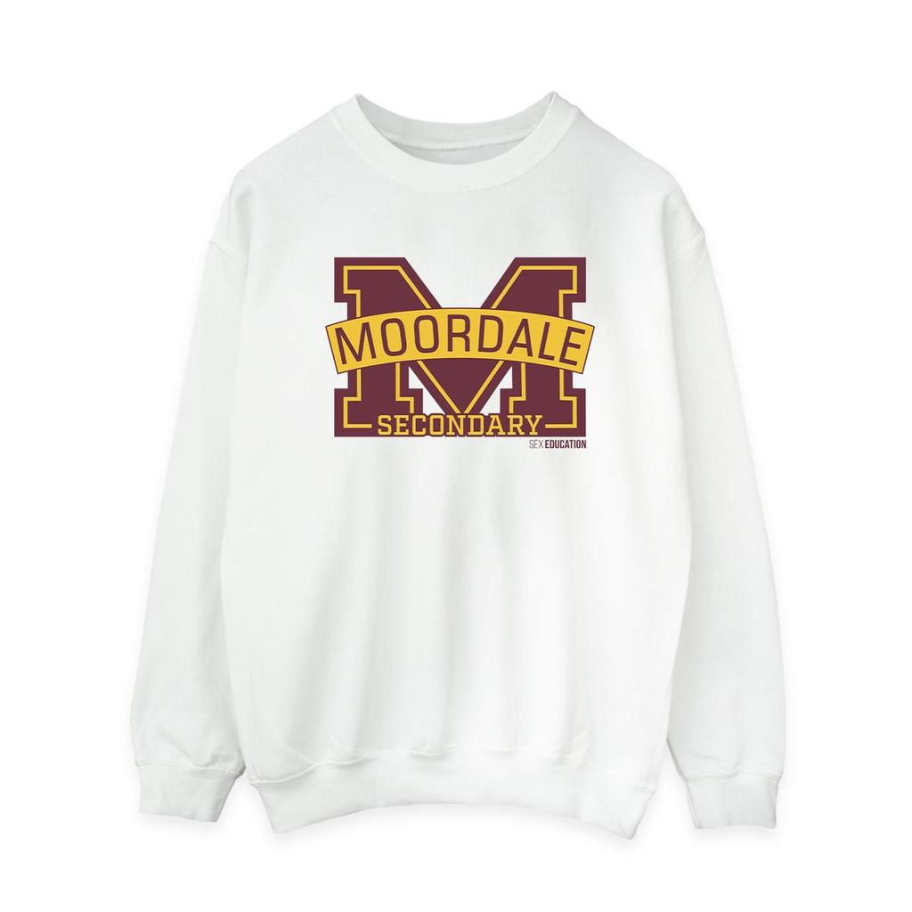 Netflix Womens/Ladies Sex Education Moordale M Logo 2 Sweatshirt