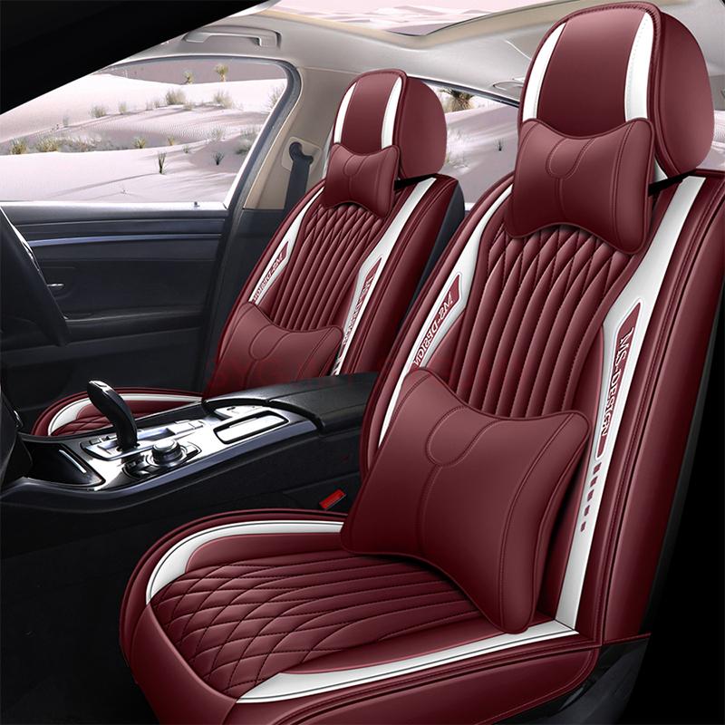 Универсальный стиль PU кожаный 3D ромбический чехол для сиденья автомобиля HYUNDAI Solaris Sonata Creta Encino Elantra Ix25 Ix35 Kona