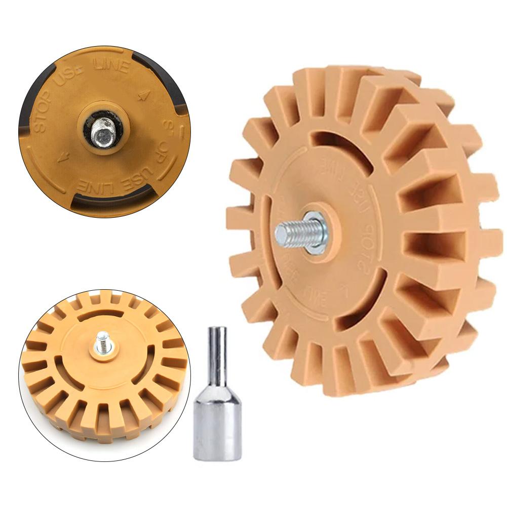 Качественное резиновое колесо-ластик для удаления наклеек, пинстрайпов и декалей с автомобилей, лодок и домов на колесах