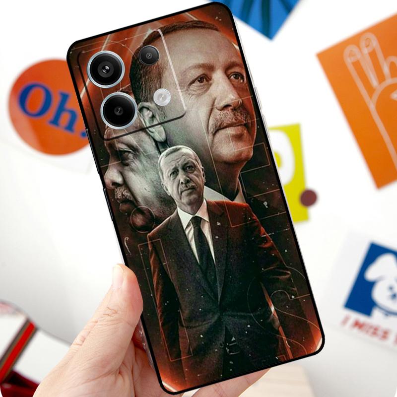 Turkey Recep Tayyip Erdogan Funda For Xiaomi Redmi Note 14 Pro 10 11 12 13 Pro 11S 12S Case For Redmi 15 14C 12C 10C 13C