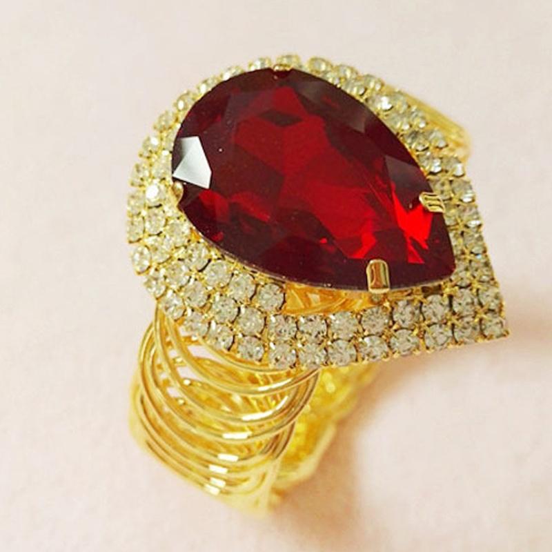 Сердце со стразами и цирконием, золотой весенний браслет для женщин, роскошные открытые винтажные браслеты для вечеринок